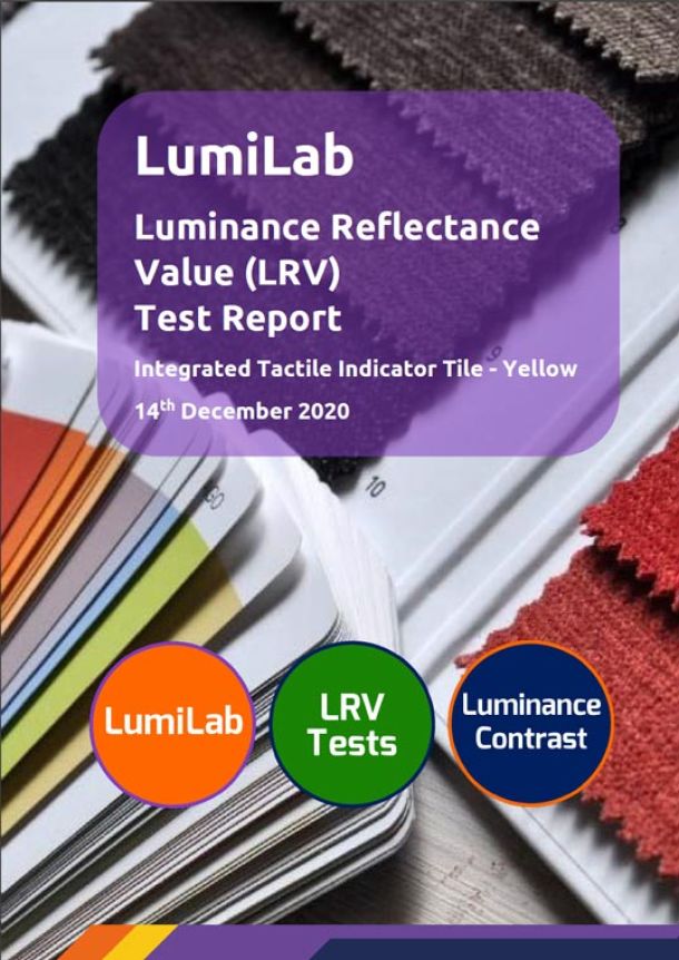 TGSI Luminance Reflectance Value Test Results